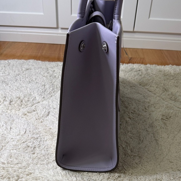 NWT 💟Tory Burch Purple Heather Ella Bio Small Tote Tote Bag - Picture 7 of 12